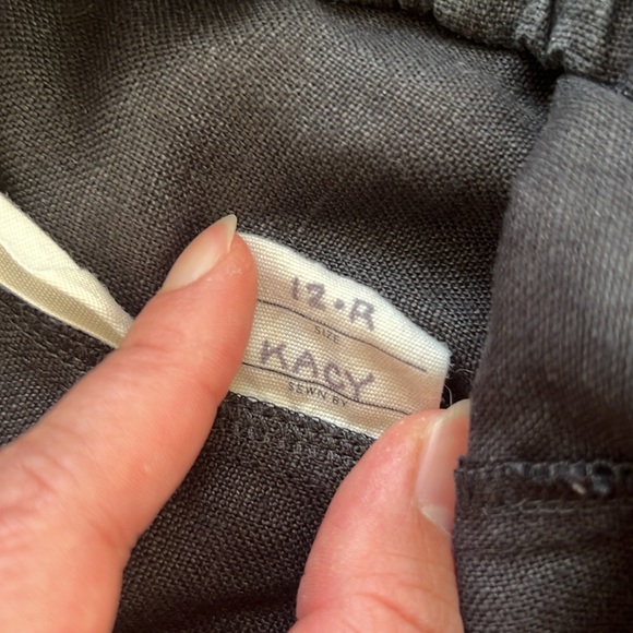 Elizabeth Suzann Linen Clyde Pants in Black 12R - Picture 2 of 3